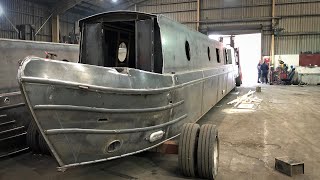 Building The Most Famous Canal Narrowboat In Britain Part 1 of 3 Ep 195a [upl. by Bornie]