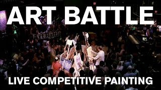 Art Battle  Live Competitive Painting [upl. by Sumahs877]