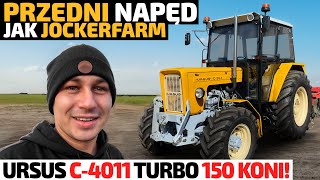 URSUS C 4011 TURBO 4X4 150 KONI  PRZEDNI NAPĘD taki jak ROBILIŚMY u JOCKERFARM [upl. by Miarfe363]