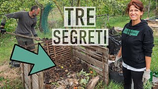 3 SEGRETI per un buon compostaggio W IL COMPOST 🤎 [upl. by Sorvats]