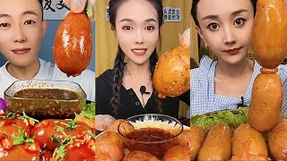 Food eating spicy large intestines so delicious  Little snack food  먹방 242 mukbang eatingshow [upl. by Reinold121]