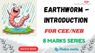 Earthworm introduction and external features 8 marks series for CEENEB [upl. by Lemkul]