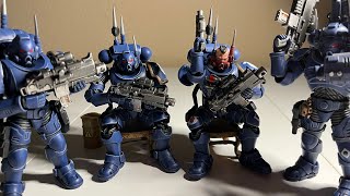 JoyToy Action Figure Warhammer 40K Ultramarines Infiltrators revisión en español [upl. by Irallih363]