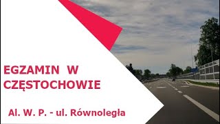 Trasa egz 2024 Al W P  uL Równoległa [upl. by Babbie296]