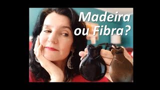 Castanhola de madeira ou de fibra [upl. by Sanburn]