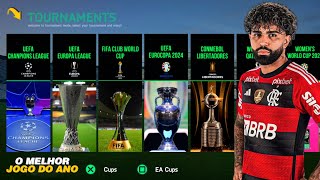 FIFA 16 MOD FIFA 24 COM BRASILEIRÃƒO ATUALIZADO E MODOS TORNEIOS PARA CELULAR  MELHOR JOGO OFFLINE [upl. by Netsoj]