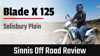 2020 SINNIS BLADE X 125  OFF ROADING REVIEW [upl. by Biggs161]