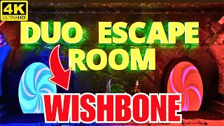 Duo Escape Room 50 Fortnite In 4K All Levels Wishbone Duo Escape Room 50 TUTORIAL [upl. by Uis706]