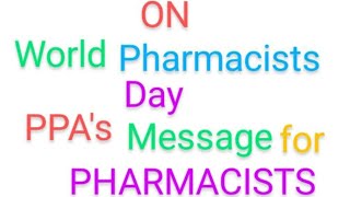 Message from Pakistan Pharmacists Association PPA on World Pharmacists Day Majeed Bhatti Advocate [upl. by Refinnaej]