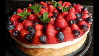 ErdbeerHeidelbeer Blaubeeren Torte [upl. by Henn]