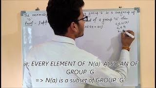 NORMALIZER OF AN ELEMENT OF A GROUP AND THEOREM [upl. by Rbma]