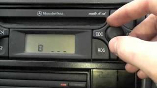 How to unlock your car stereo Mercedes Audio 10 stereo [upl. by Nivlac]