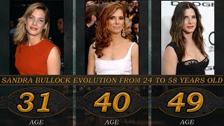 Sandra Bullock evolution from 24 to 58 years old [upl. by Adon623]