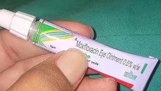 Moxifloxacin Eye Ointment Uses 💉 Side effects 💉 Contraindications medicalknowledgeshorts [upl. by Blader766]