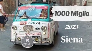 Mille miglia 2024 Classic Car Rally in Tuscany 2024614 【SIENA】 [upl. by Sylram]