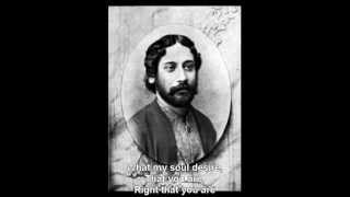 Tagore  AMARO PARANO JAHA CHAI  English subtitle by SDTZF [upl. by Tiler]