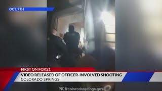 CSPD releases footage of deadly Stetson Hills officerinvolved shooting [upl. by Imehon]