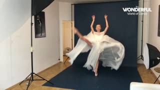 Iana Salenko cover photoshoot behind the scenes for The Wonderful World of Dance Magazine [upl. by Yetah760]