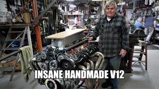 Homemade V12 Engine Start Up  Pure V12 Sound amp Shop Talk with Pete Aardema amp Kevin Braun [upl. by Ardiedal469]