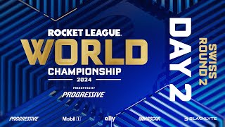 Rocket League World Championship 2024  Day 2  Swiss Round 2 [upl. by Geirk]