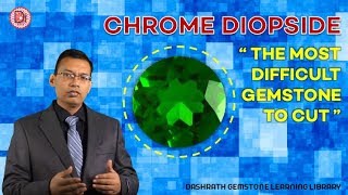 Natural Chrome Diopside  Dashrath Gemstone Learning Library [upl. by Annamarie16]