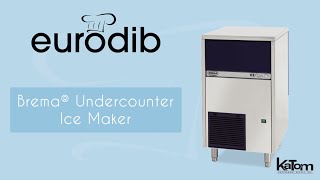 Eurodib Brema® 95lb Top Hat Undercounter Ice Maker CB425A [upl. by Battiste]