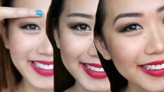 How to 3 different eyebrow shapes sparse asian brows [upl. by Yvad]