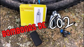 hinchar una rueda mtb en pocos segundos BOMBONAS DE CO2 [upl. by Otxilac256]