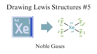 Drawing Lewis Structures 5 Noble Gases AP Chemistry Homework [upl. by Khano]