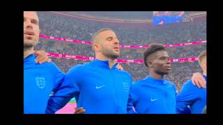 England National Anthem vs France  FIFA World Cup Qatar 2022 [upl. by Og498]