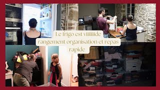 frigo vide rangement organisation et quotidien [upl. by Ruosnam]