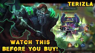 Watch This Before Buying Terizla  Mobile Legends Bang Bang [upl. by Adekram]