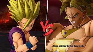 Teen Gohan SS2 Vs Broly LSSJ  Dragon Ball Z Ultimate Tenkaichi  PS3 4K 60fps [upl. by Seymour]