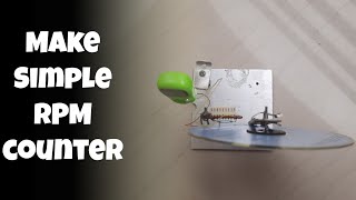 Make RPM counter  Easy Shool Project [upl. by Eenobe]