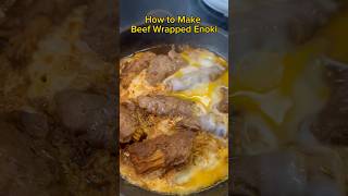 Beef Wrapped Enoki recipes food [upl. by Arella]