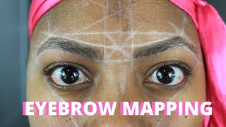 HOW TO EYEBROW MAPPING IS IT DIY FRIENDLY ALSO WE DOING HENNA BROWS [upl. by Nurat]