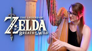 Miphas Theme  Zelda Breath of the Wild  Harp Cover [upl. by Yv399]