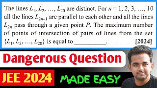 Expected question of permutation and combination 🤯 😱  jee2025 jee jeemains jeeadavanced [upl. by Dearborn]