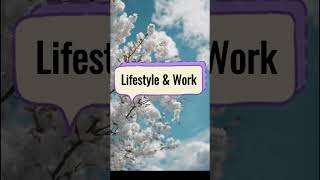 IELTS Speaking Part 1Lifestyle amp Work [upl. by Sonnie]