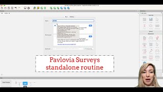 Pavlovia Surveys Standalone Routine [upl. by Bethena]