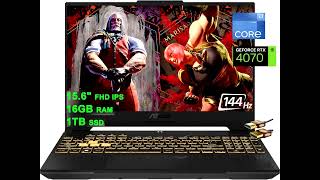 Asus TUF F15 Gaming Laptop Review  Intel i712700H RTX 4070 amp 144Hz Display [upl. by Brezin369]