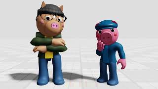 Animation Style Experiment A Roblox Piggy Animation [upl. by Ynohtnanhoj595]