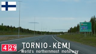 Finland Highway 429 Tornio  Kemi [upl. by Munt248]