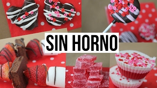 7 Postres Sin Horno de San Valentin  RebeO [upl. by English39]