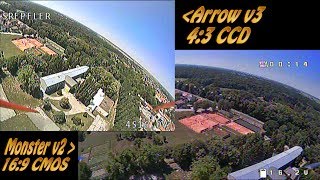 CMOS vs CCD Foxeer Monster v2 vs Arrow v3 FPV Camera [upl. by Catherin978]