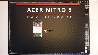 HOW TO UPGRADE ACER NITRO 5 RAM  ACER NITRO 5 RAM UPGRADE [upl. by Fleda]