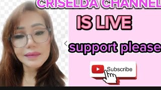 Criselda Channel is live Please support guys lets Zumba dance tayo [upl. by Ynaffyt]