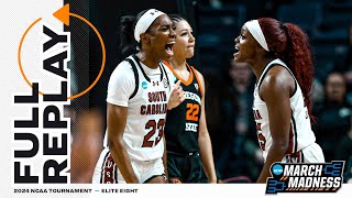 South Carolina vs Oregon State  2024 NCAA womens Elite Eight  FULL REPLAY [upl. by Reiners603]