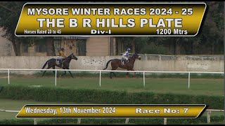 Race No 7 The BRHills Plate DIV  1 [upl. by Dinin]