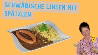 Schwäbische Linsen mit Spätzlen [upl. by Ecineg]